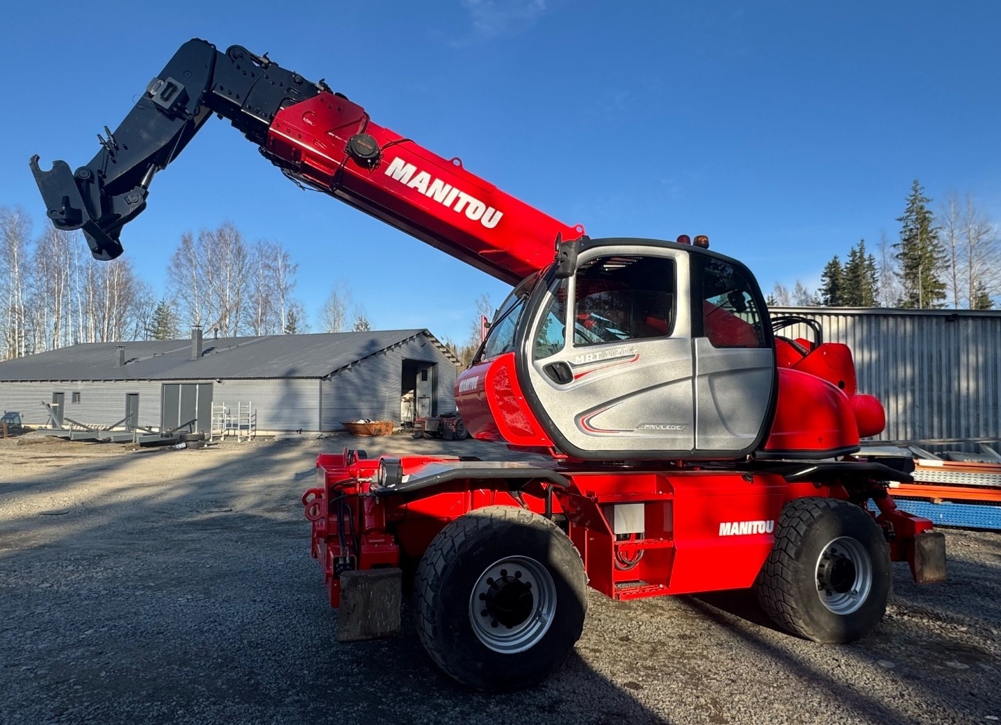 Used Manitou MRT 2150 I Rotating Telehandler I 2011