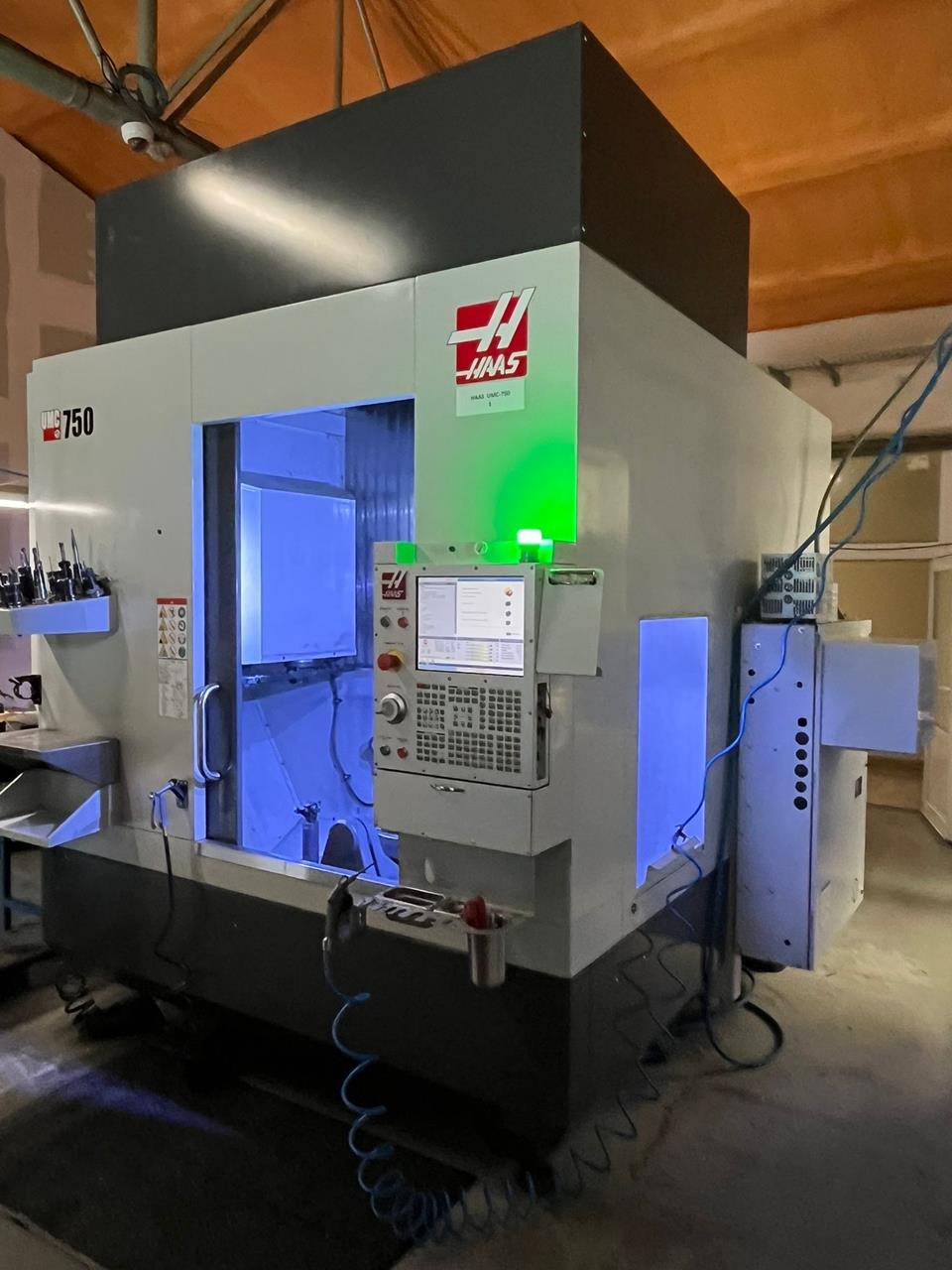Used Haas UMC 750 I Vertical Machining Center I 2020