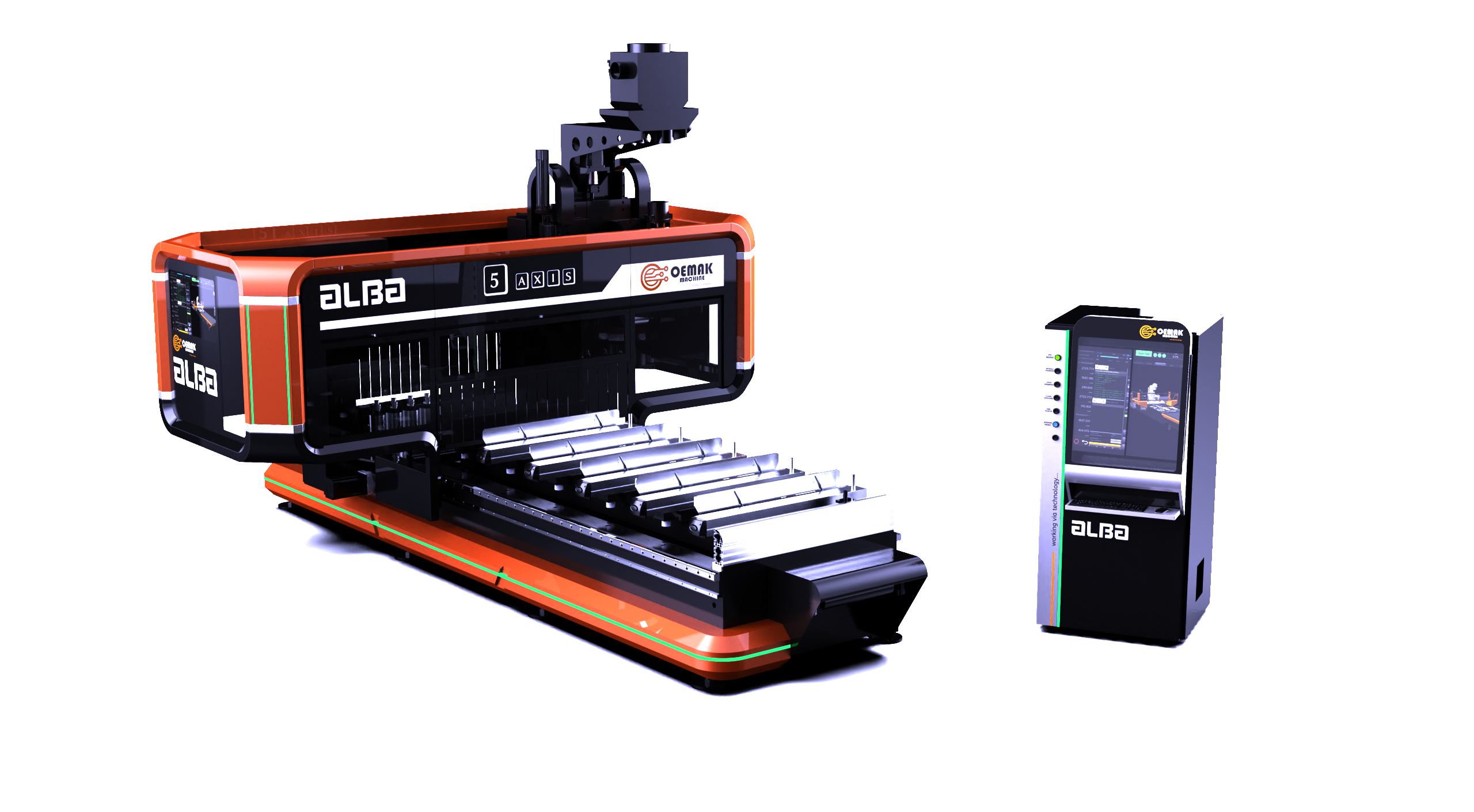 Oemak Alba 5 Axis I CNC Bewerking Centrum