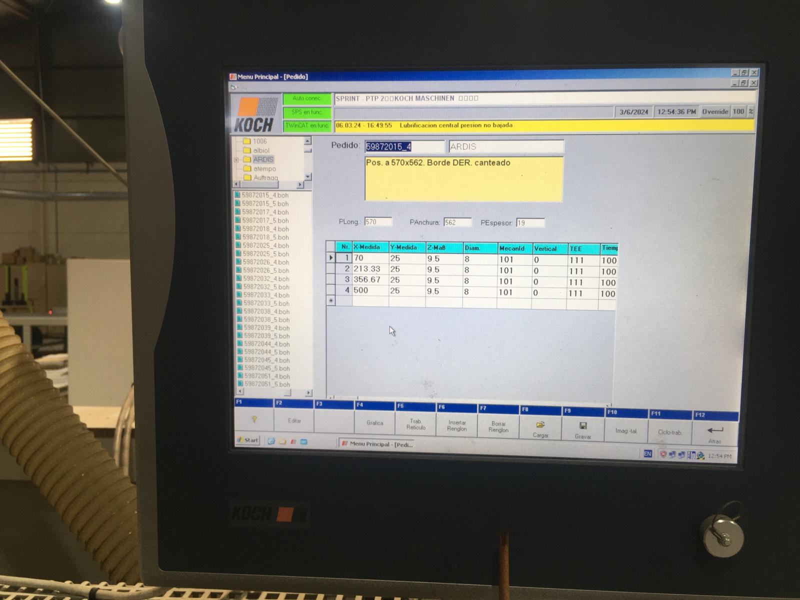 Used Koch Sprint PTP2 I Drilling and Doweling Machine I 2005