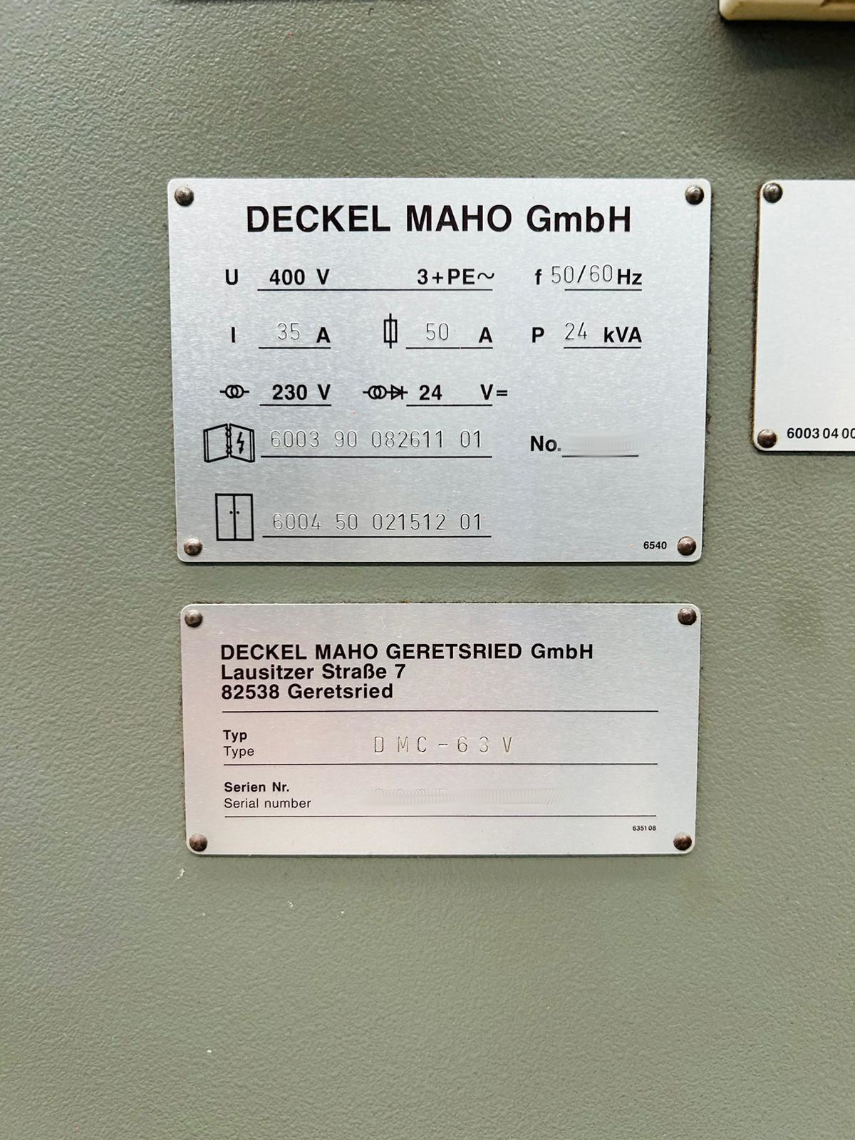 Used Deckel Maho DMC 63V I Vertical Machining Center I 1997