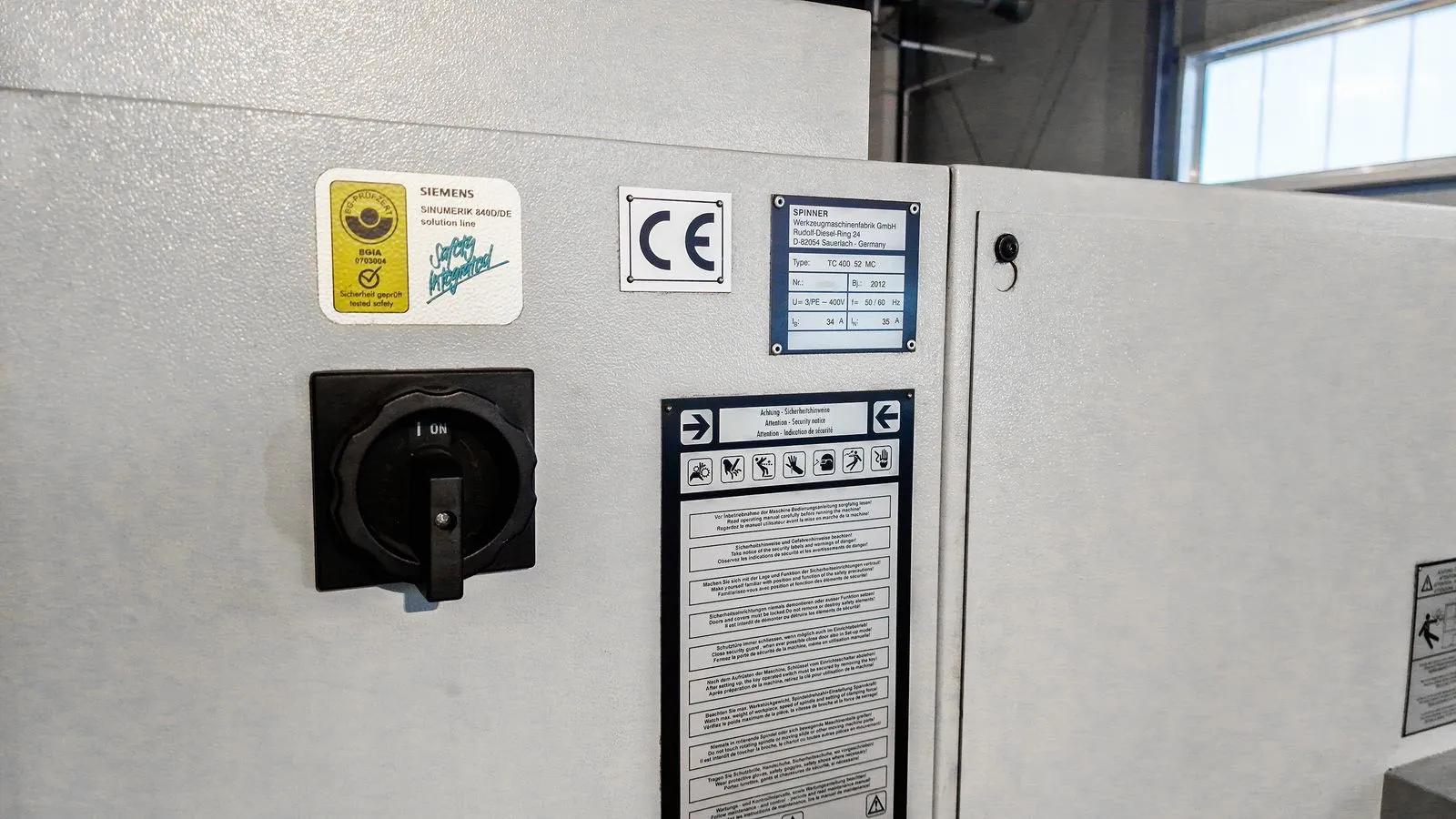 Gebruikt Spinner TC400 I CNC Draaibank
