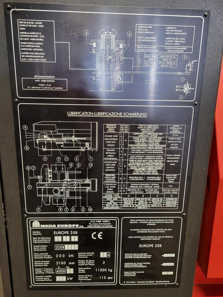Used Amada Europe 258 I Punching Machine I 2004