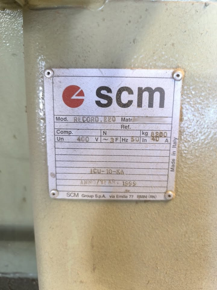 Used SCM Record 220 I CNC Machining Center I 1999