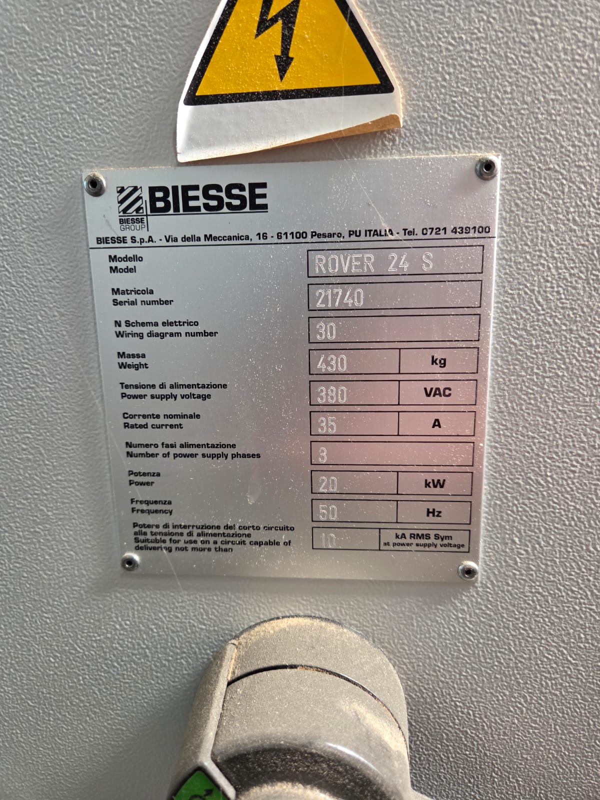 Used Biesse Rover 24 I CNC Machining Center I 2002