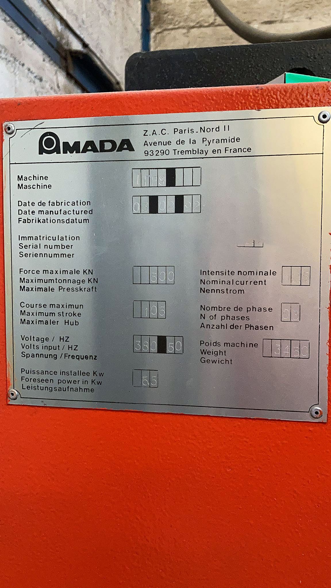 Gebruikt Amada ITPS 5020 - Persen - 1990