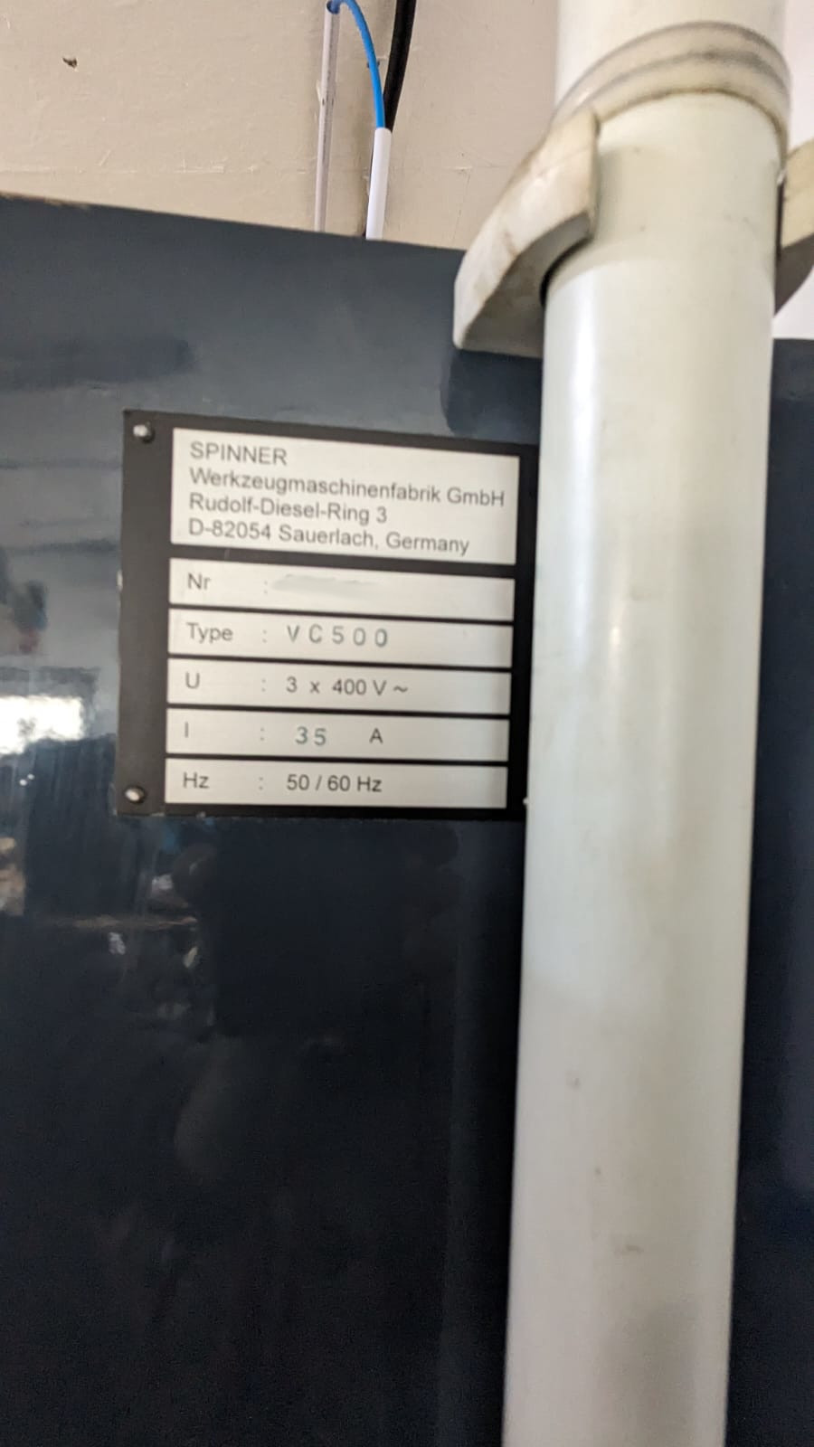 Used Spinner VC500 I Vertical Machining Center I 1999