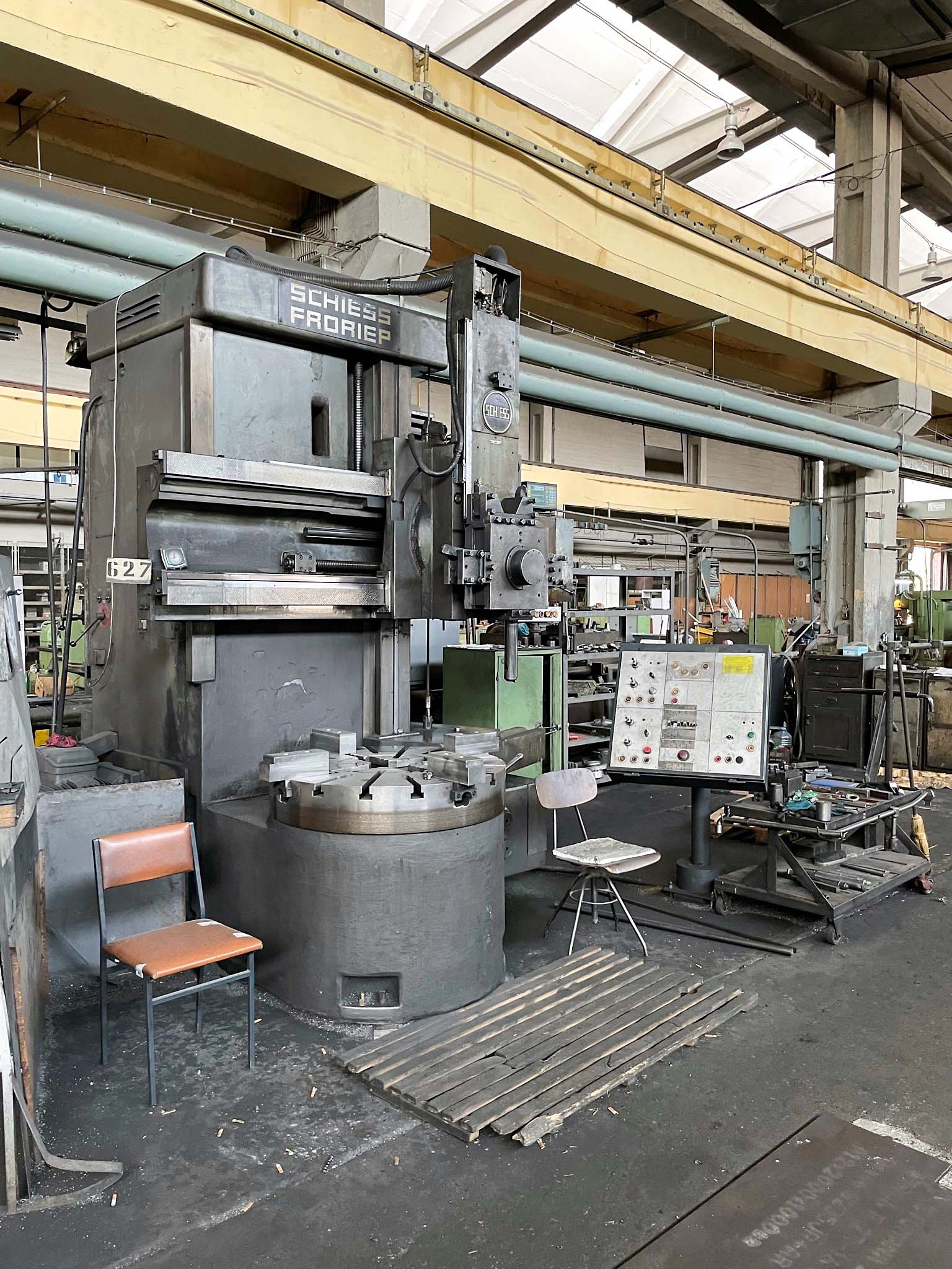 Used SCHIESS 14 DKE 100 - Vertical Turret Lathe - 1972