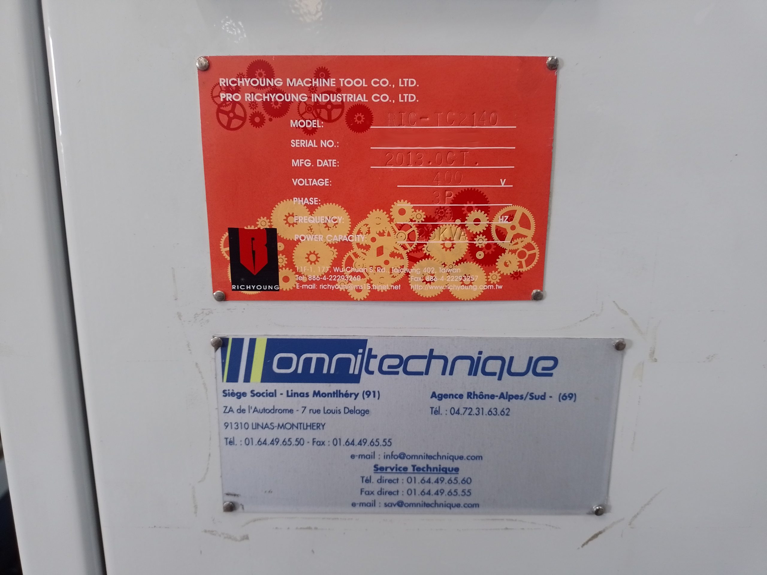 Used Richyoung Challenger RIC-TC2140 I CNC Lathe I 2013