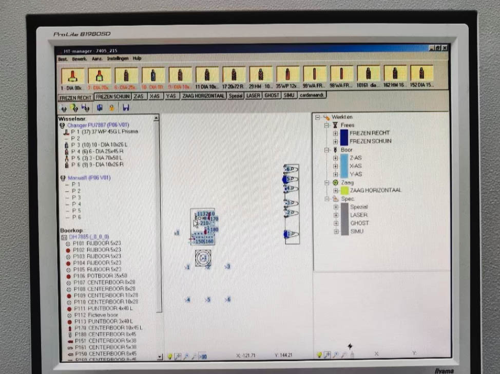 Used Holzher Evolution 7405 - CNC Machining Center - 2014