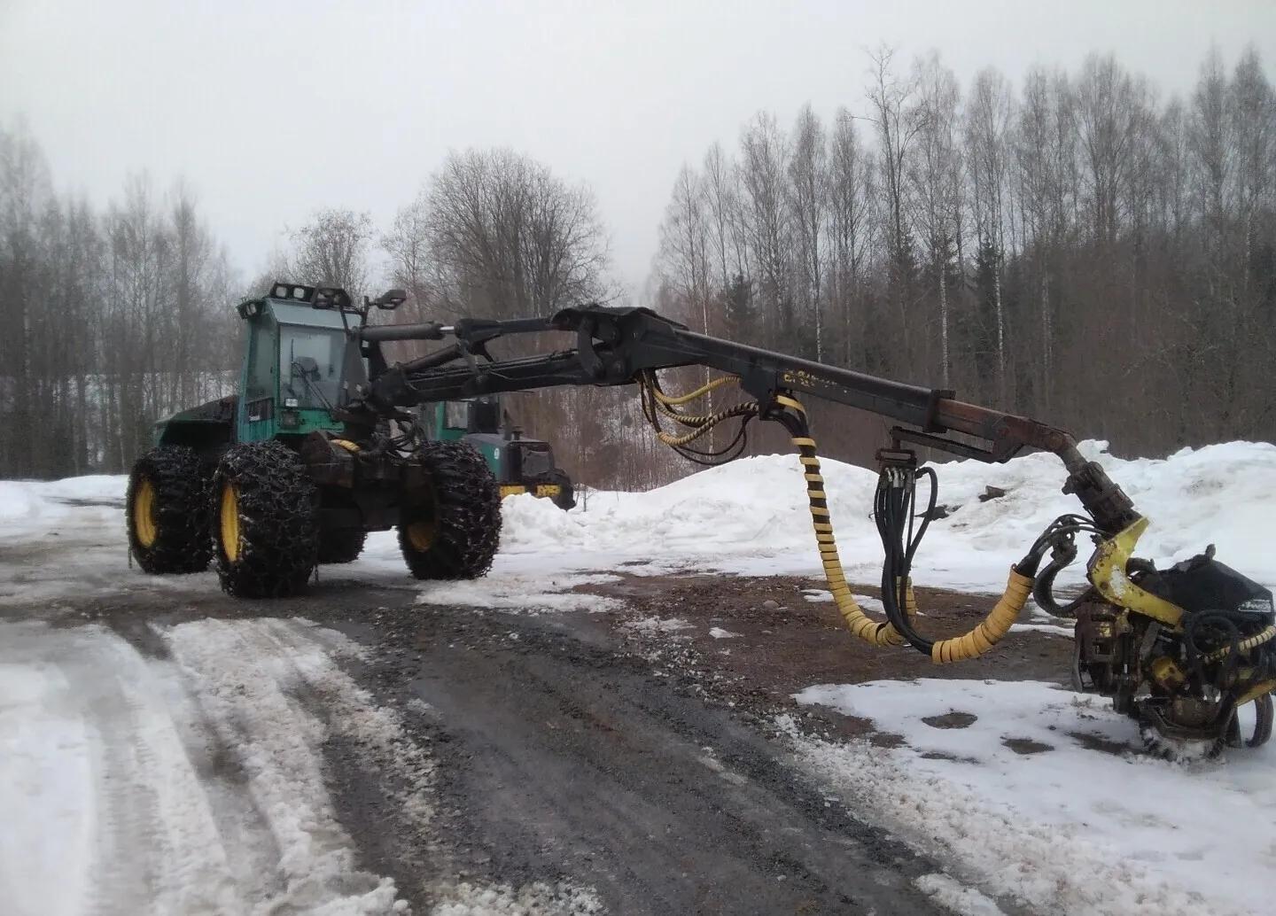 Gebruikt Timberjack 870A I Harvester