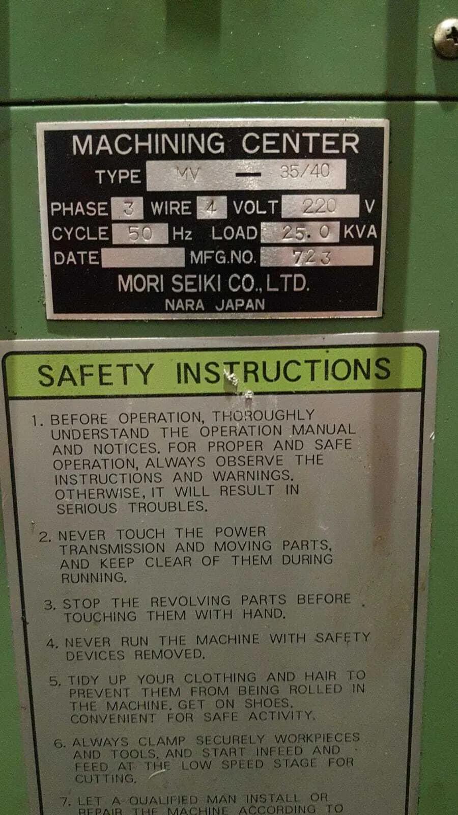 Usado Okuma MC 4 VA + Okuma MC 5 VA + Mori Seiki MV-35/40
