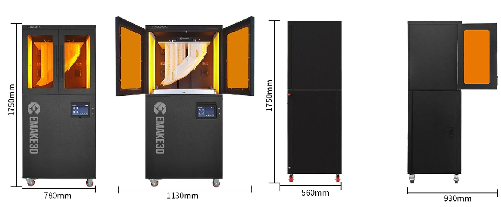EMAKE3D MegaLabs 1 I Extra Large DLP 3D Printer