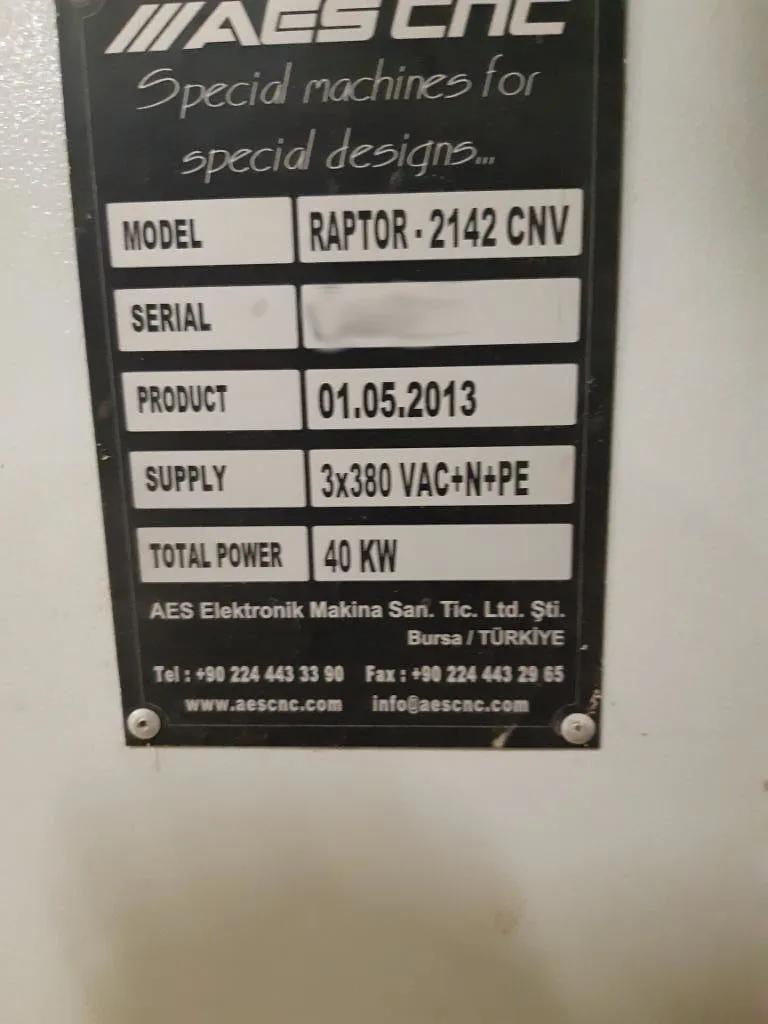 Gebruikt AES Raptor 2142 CNV I Nestmachine I 2013