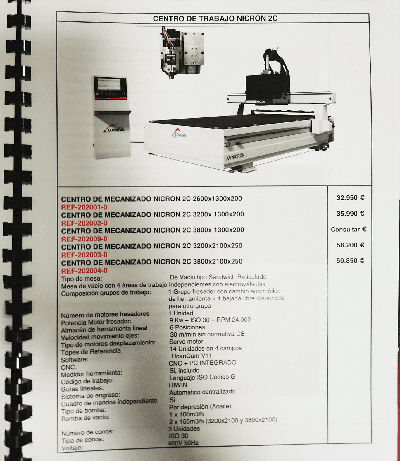 Gebruikt Comeva Nicron 2C - Gravure - 2018