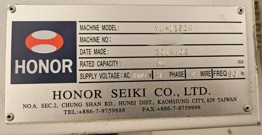 Usado Torno Vertical Honor Seiki VL 125 CM I