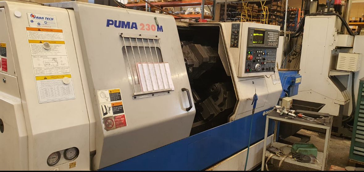 Used Daewoo Puma 230M I CNC Lathe I 2000