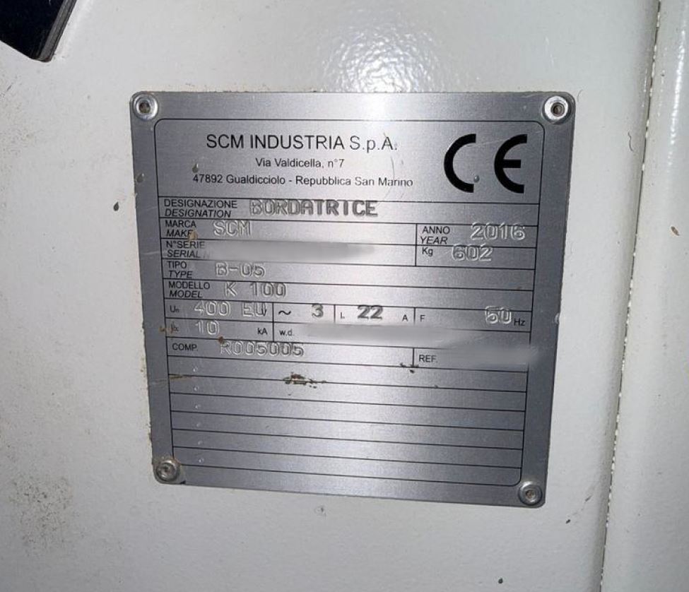 Used SCM Olimpic K100 I Edgebanding I 2016