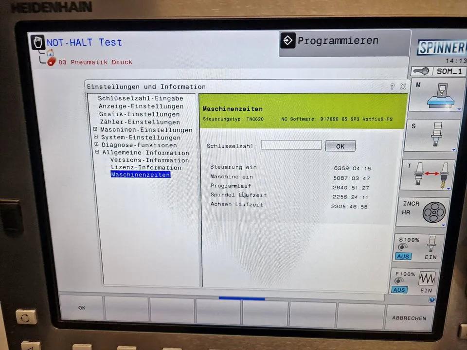 Gebruikt Spinner U5-630 I Verticale Bewerking Center