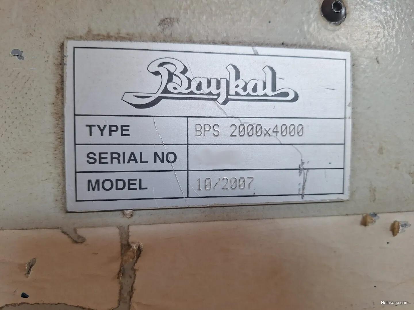 Gebruikt Baykal BPS 2000x4000 I Plasma Snijden