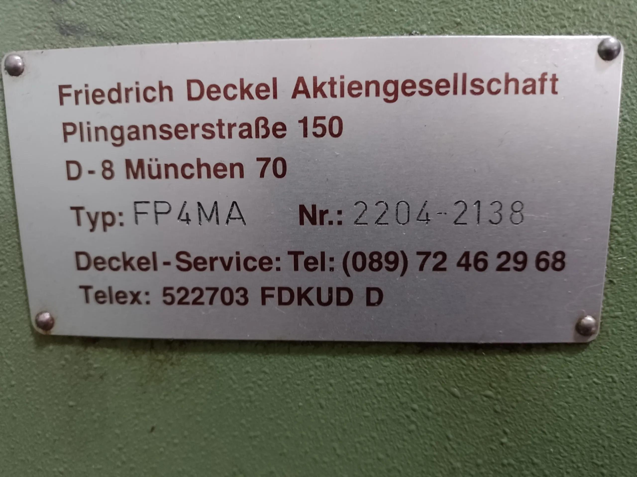 Usado Deckel FP4MA I Fresado CNC