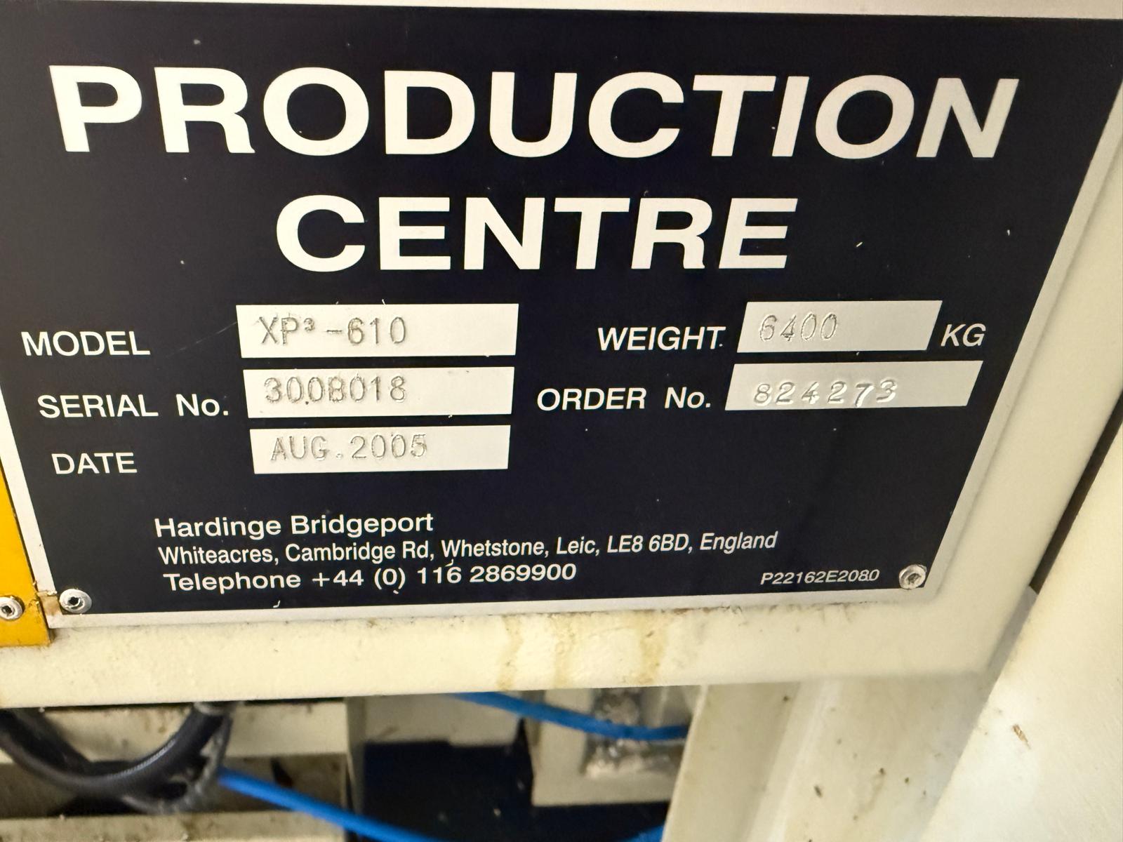 Used Bridgeport VMC610 XP3 I Vertical Machining Center I 2005