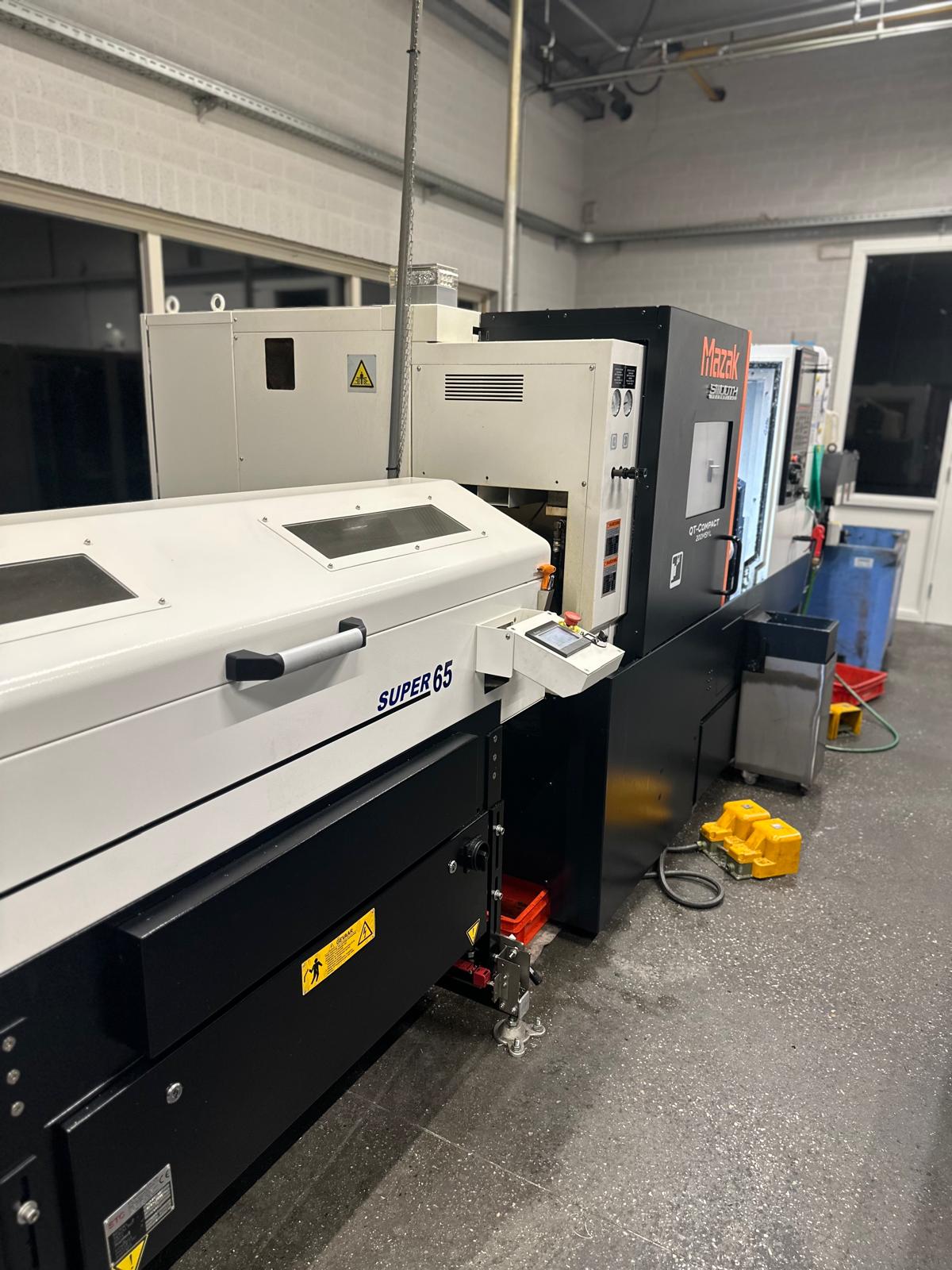 Used Mazak QT-Compact 200MSY L I CNC Lathe I 2017