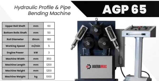 Ageramac AGP I Profiel- en pijpbuigmachine