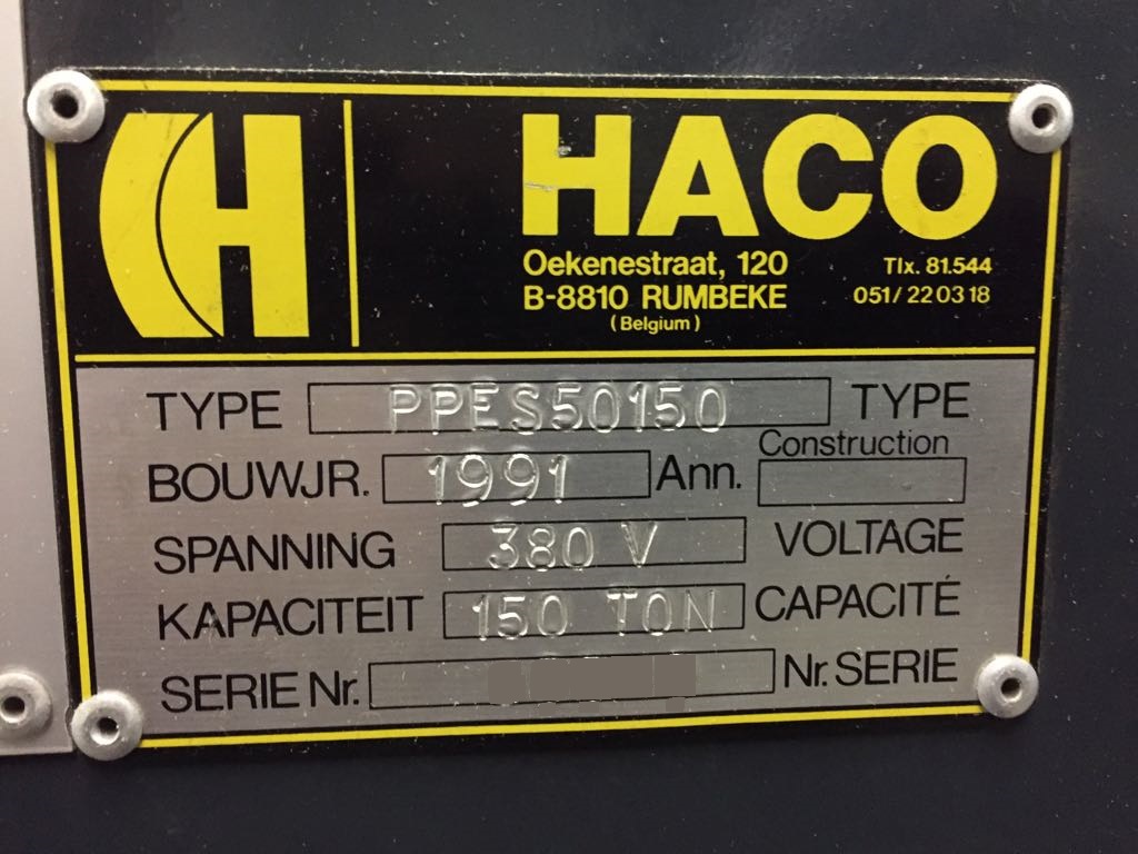 Usado HACO PPES 50150
