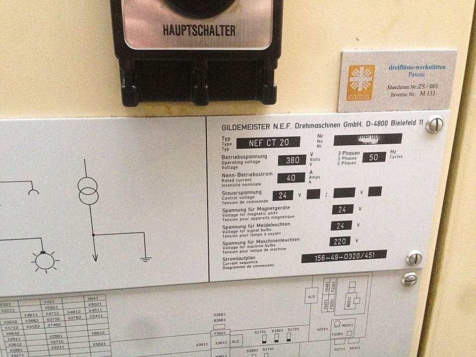 Gebruikt Gildemeister N.E.F CT 20