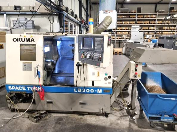 Used Okuma Space Turn LB300-M I CNC Lathe I 2000