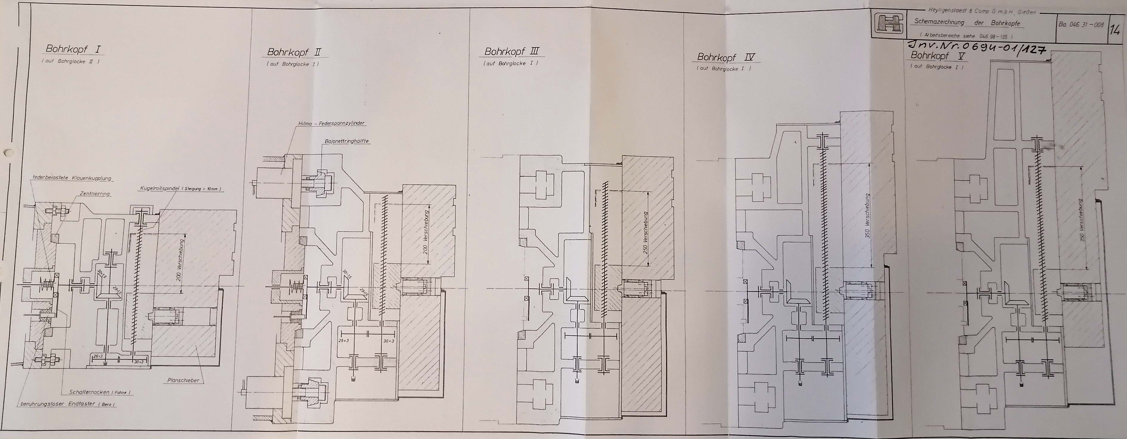 Usado Heyligenstaedt DW 1800 - Torno CNC de Alta Resistencia - 1972