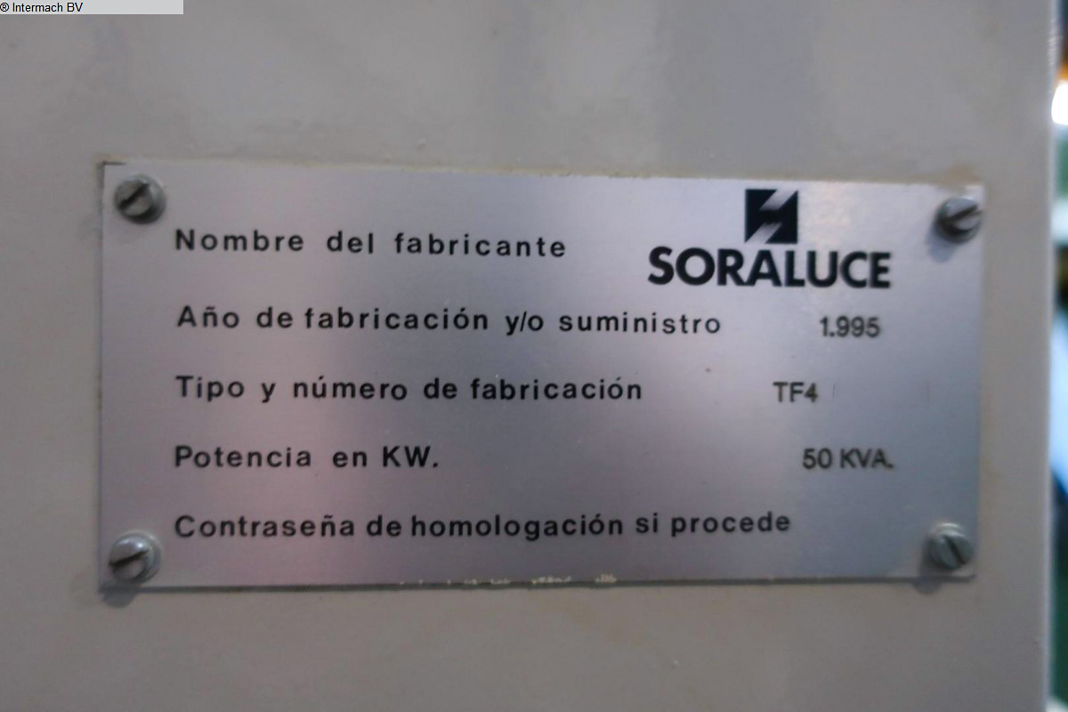 Used Soraluce Soramill 4 TF4 - Bed Milling - 1995