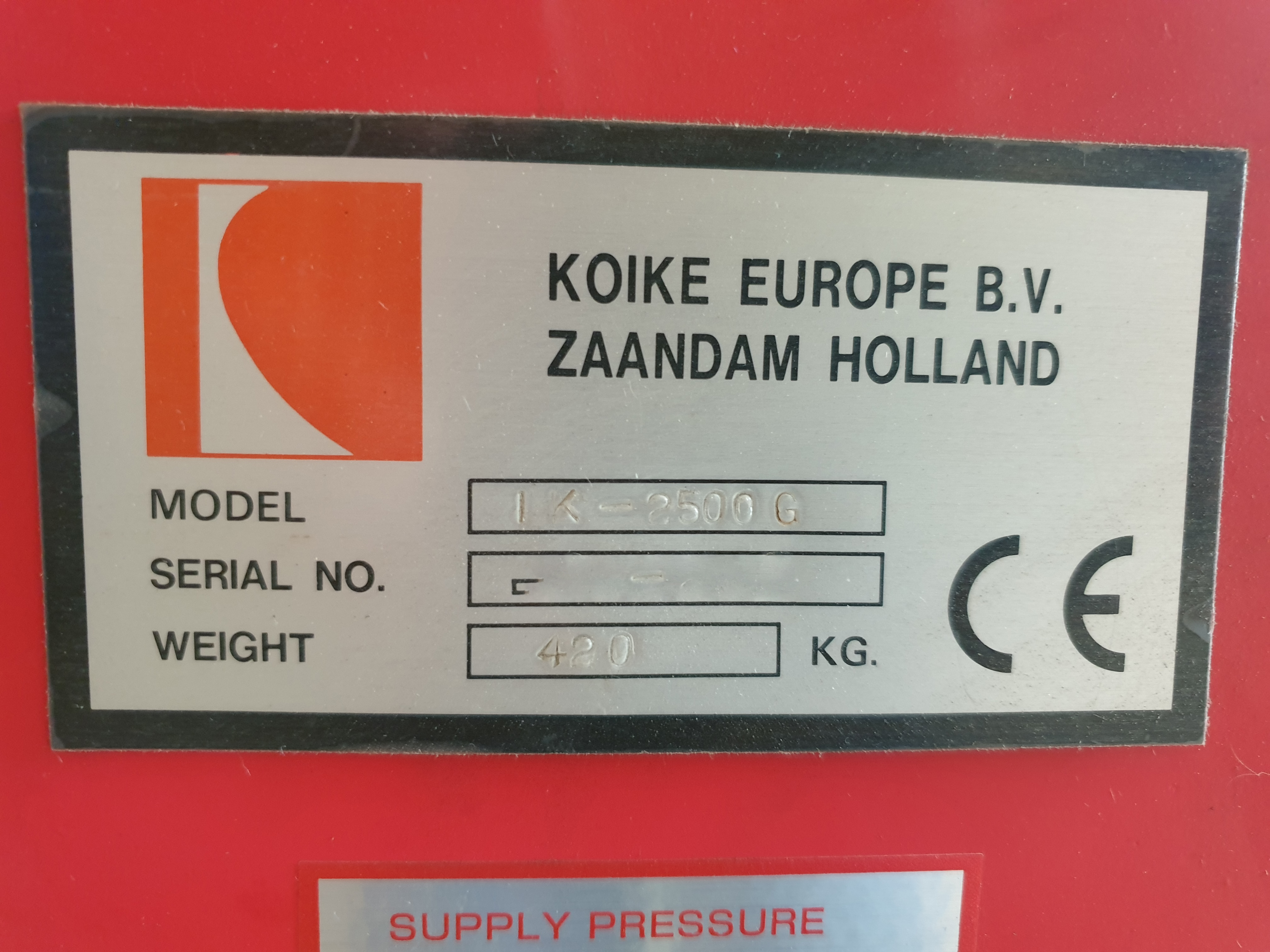 Usado KOIKE IK 2500 G - 2011