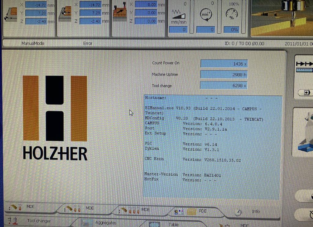 Used Holzher Evolution 7405 I CNC Machining Center I 2014