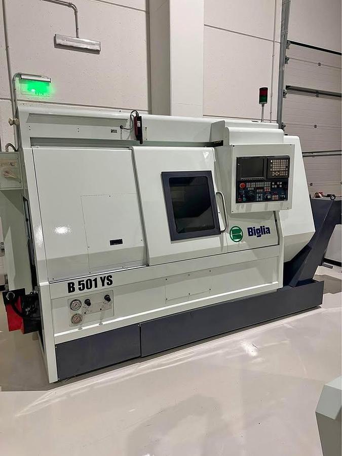 Used Biglia B 501 YS I CNC Lathe