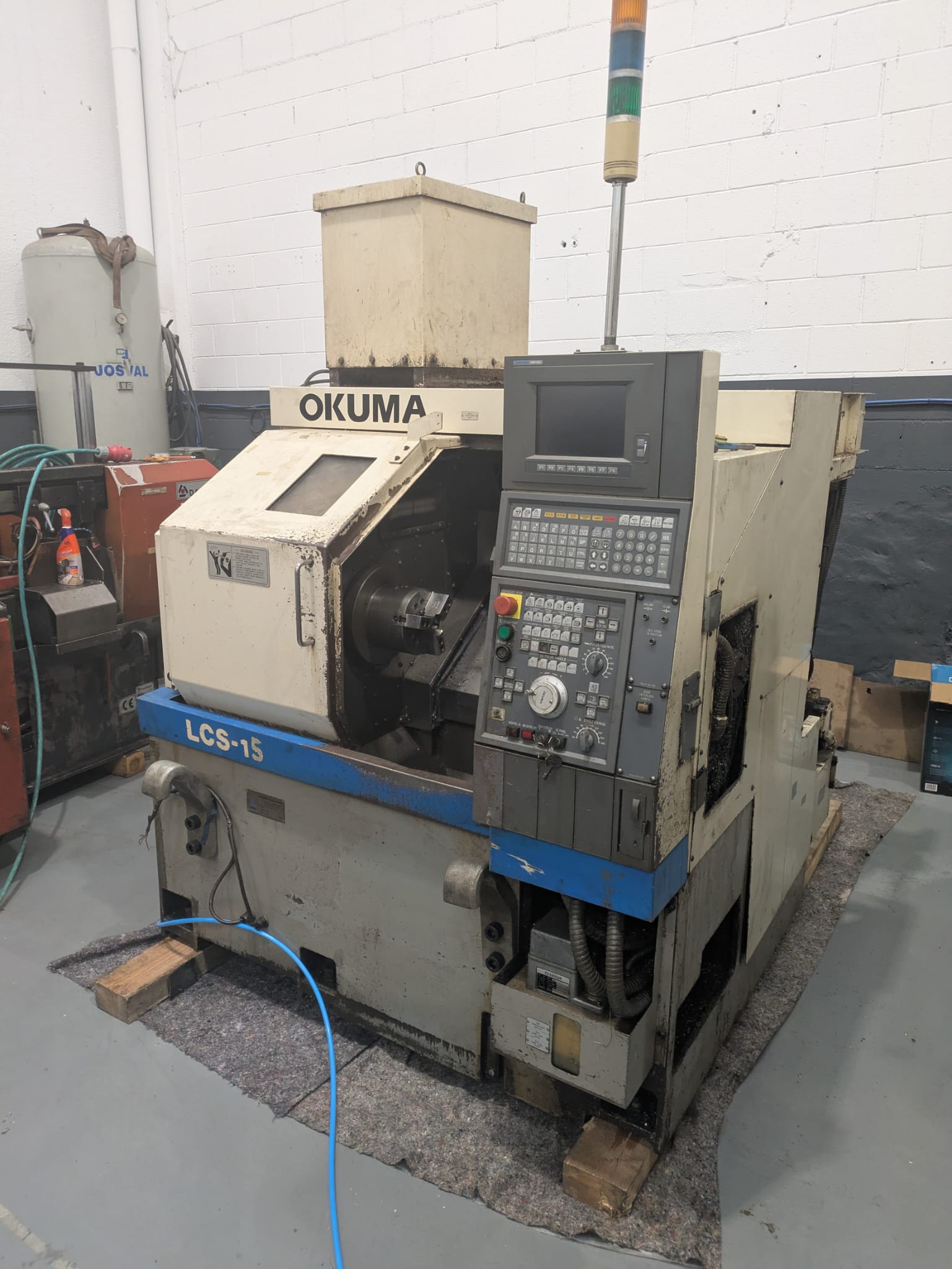 Used Okuma LCS-15 I CNC Lathe I 1995