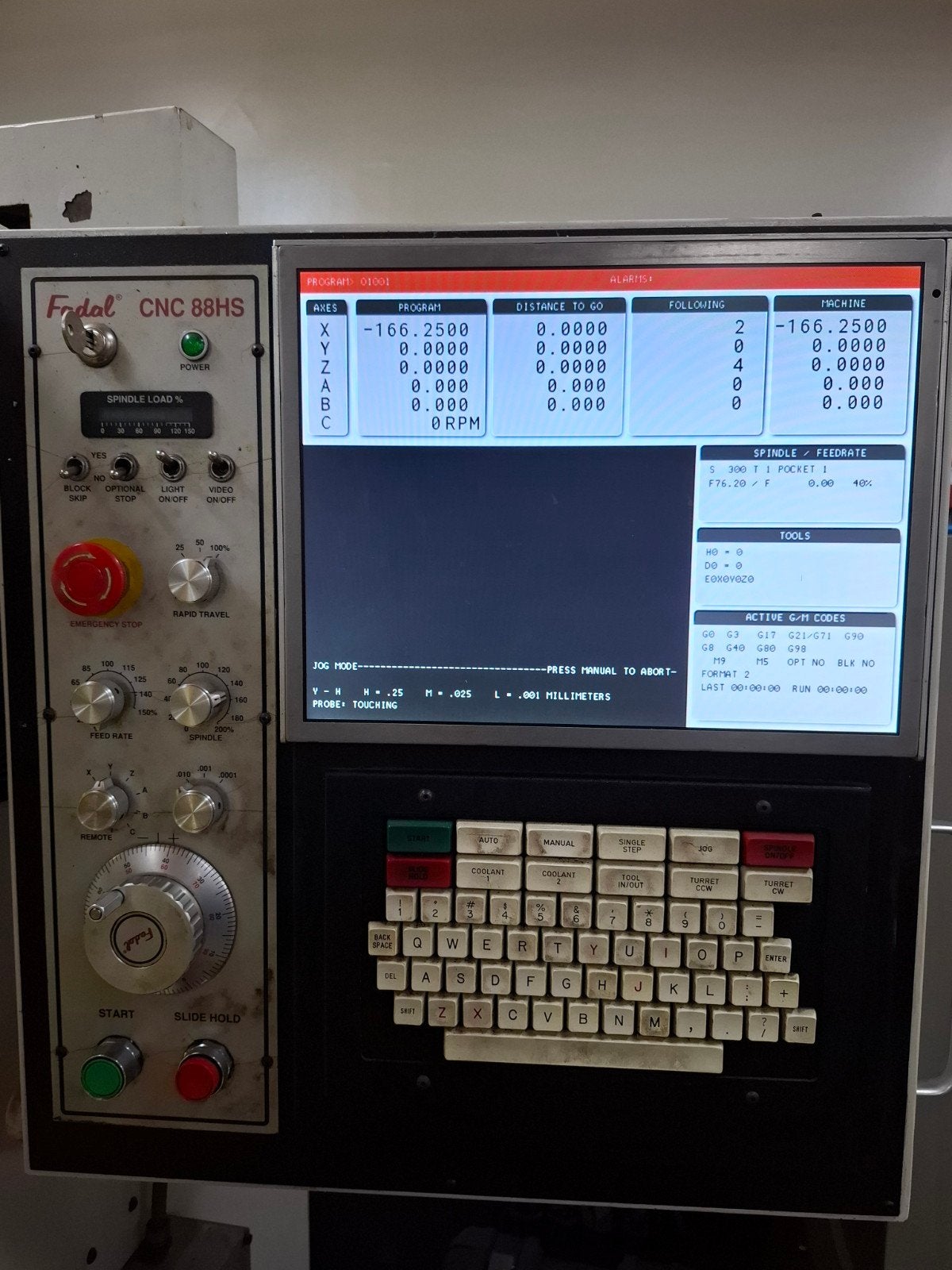 Used Fadal VMC 15RT I Vertical Machining Center I 1995