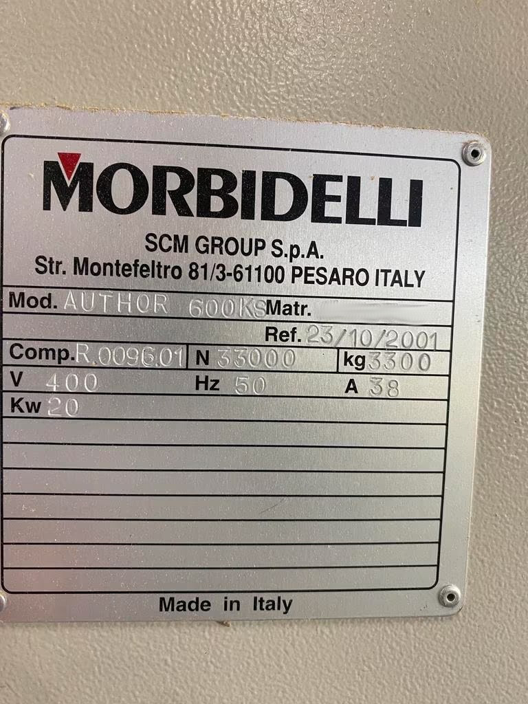 Used Morbidelli Author 600KS I CNC Machining Center I 2001