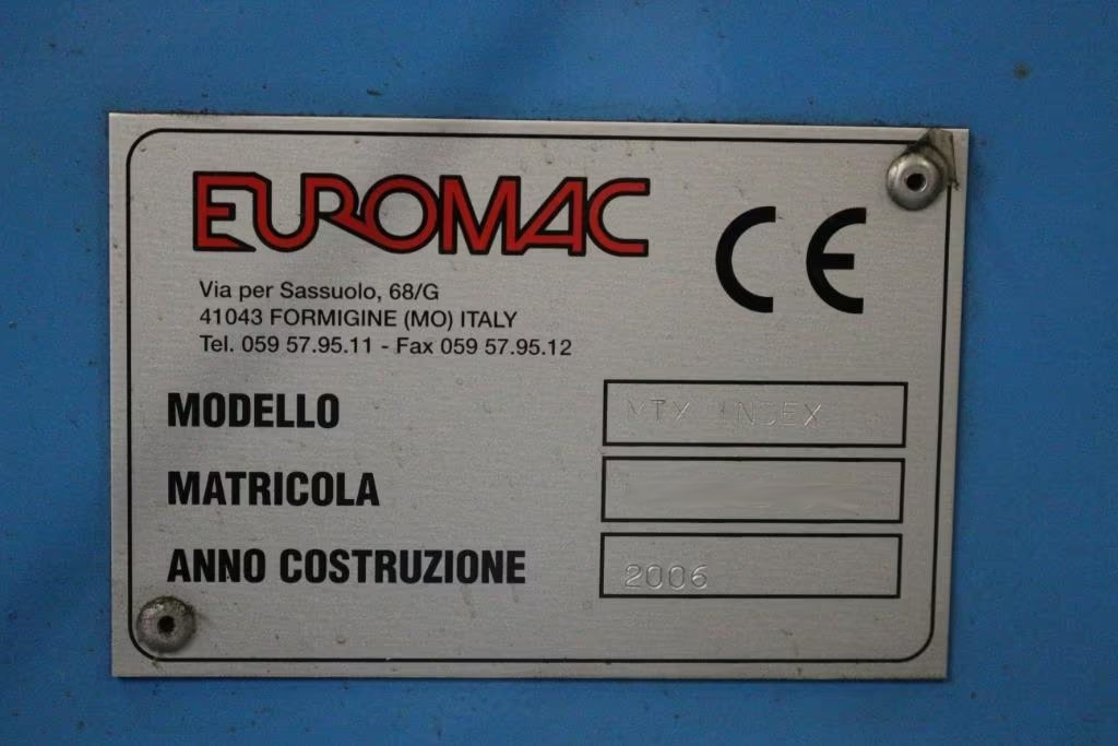 Used Euromac MTX Index I Punching Machine I 2006