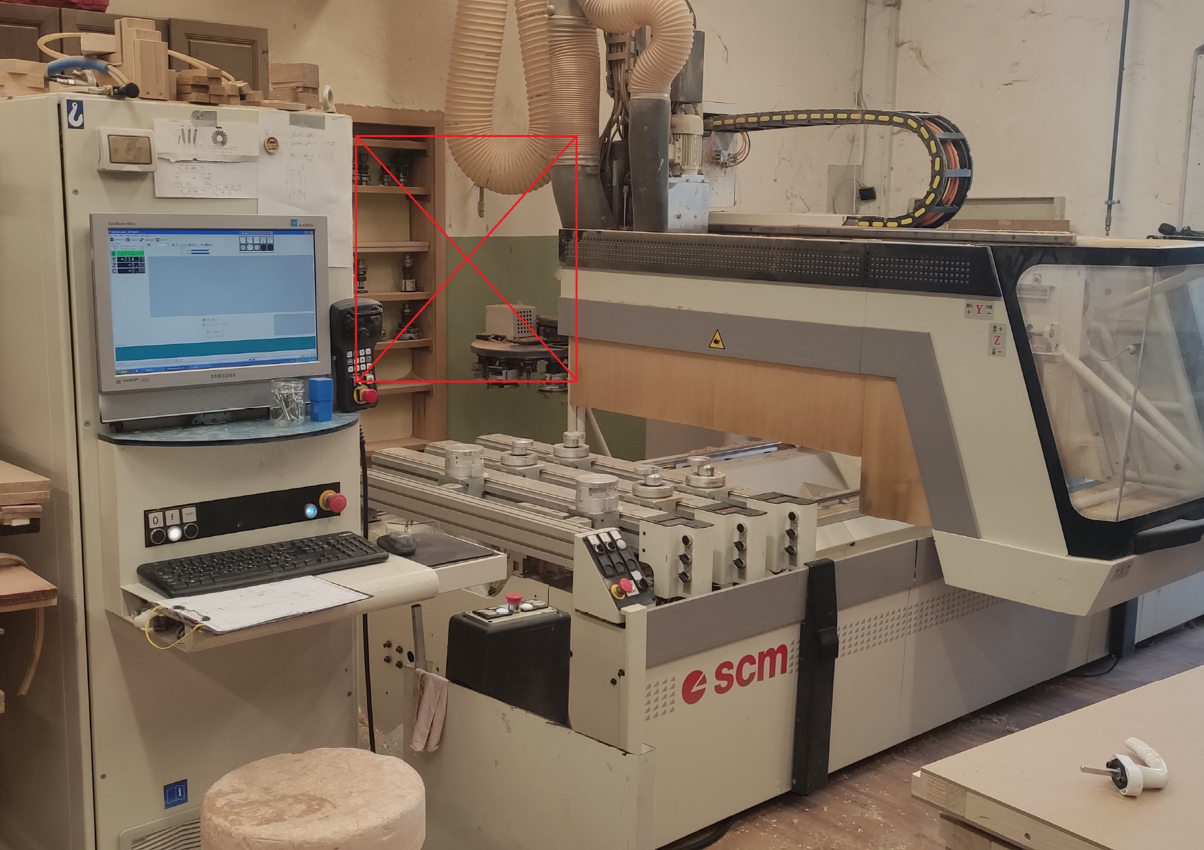 Used SCM Record 100 NT TVN I CNC Machining Center I 2008