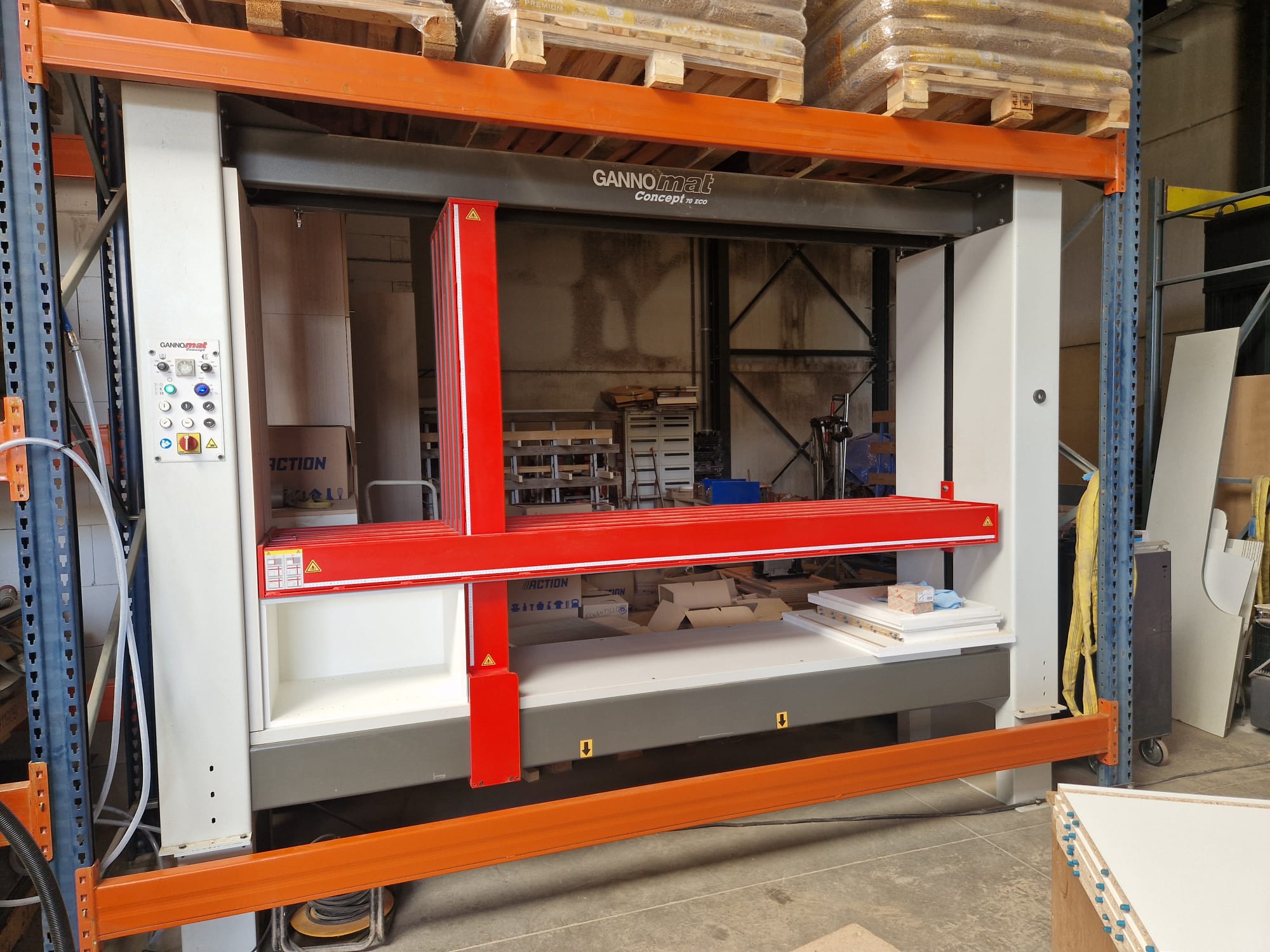 Used Gannomat Concept 70 eco I Carcase Clamp