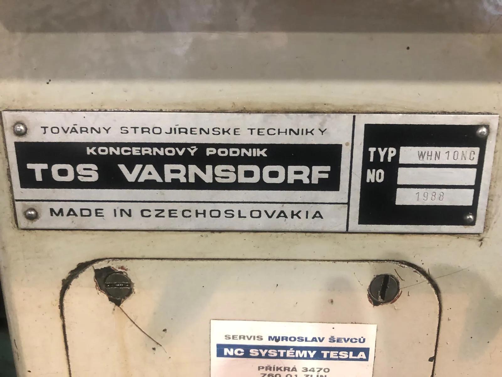 Usado TOS WHN 10NC I Mandrinadora horizontal I 1988