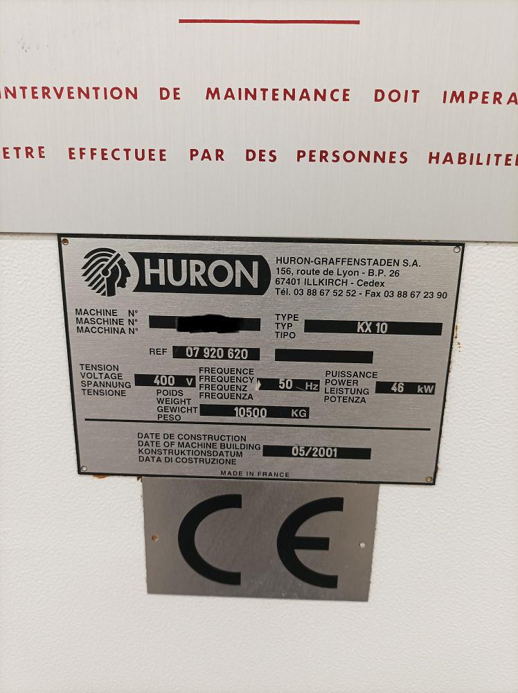 Used Huron KX10 I Vertical Machining Center I 2001