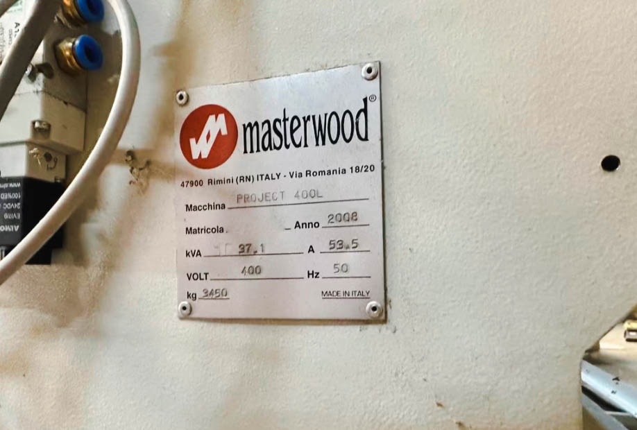 Used Masterwood Project 400L - CNC Machining Center - 2008