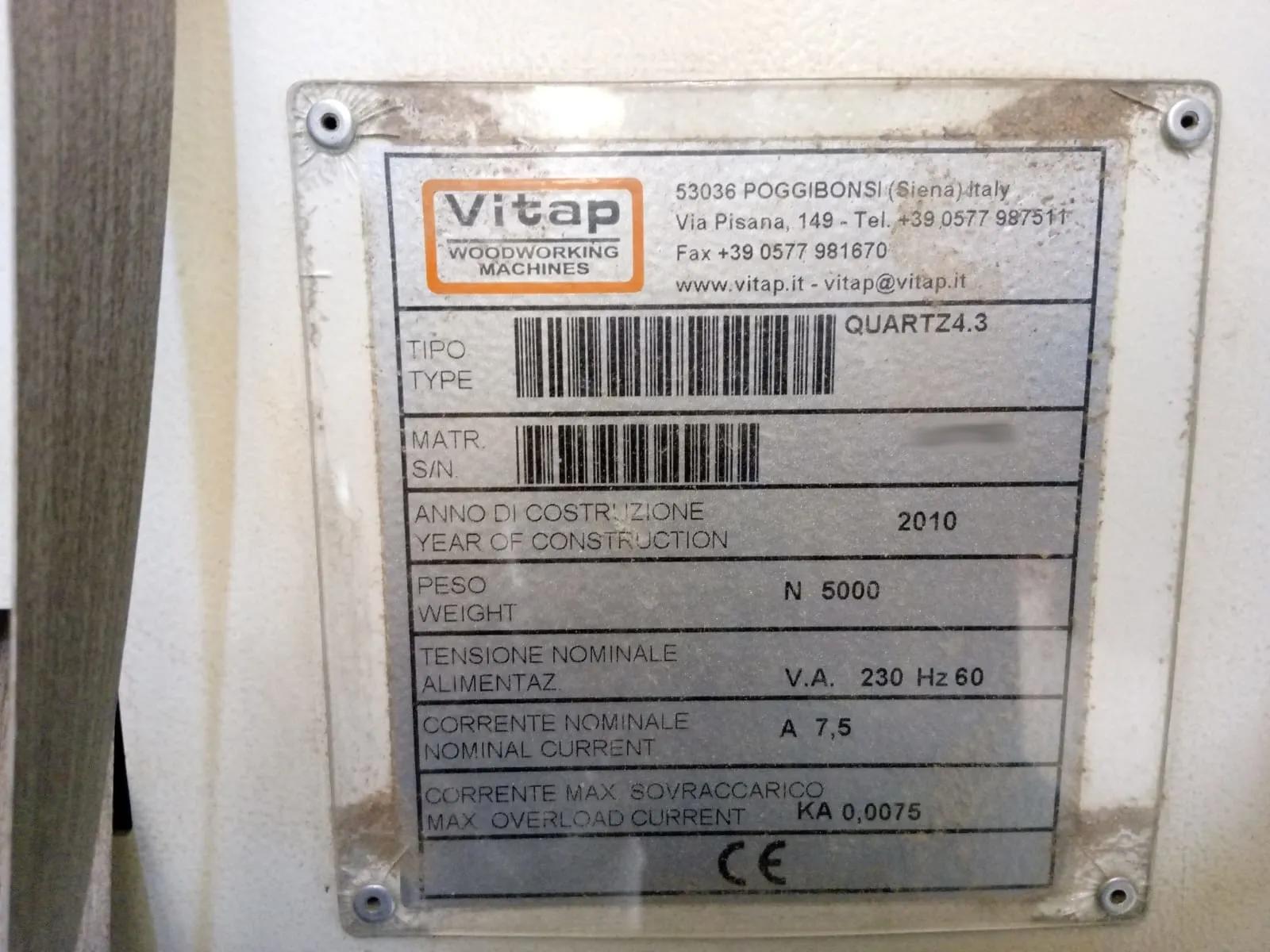 Gebruikt Vitap Quartz 4.3 I Edgebanding