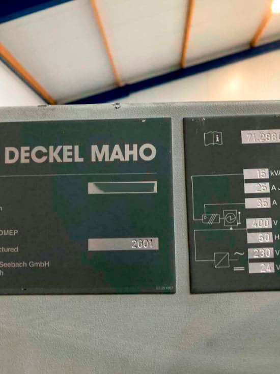 Gebruikt Deckel Maho DMU35-M - Verticaal bewerkingscentrum - 2001