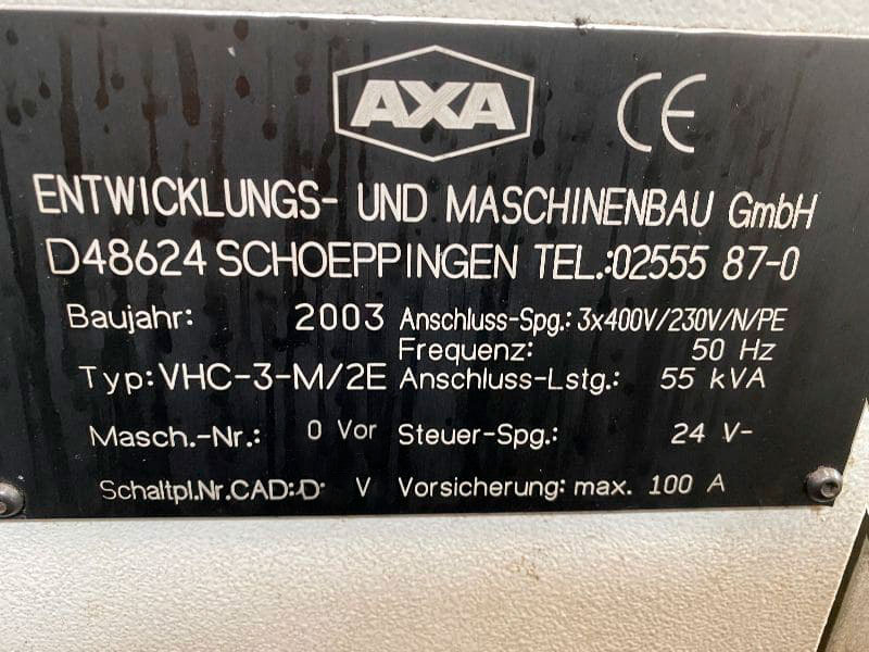 Gebruikt AXA VHC 3 M - Verticale bewerkingscentra - 2003