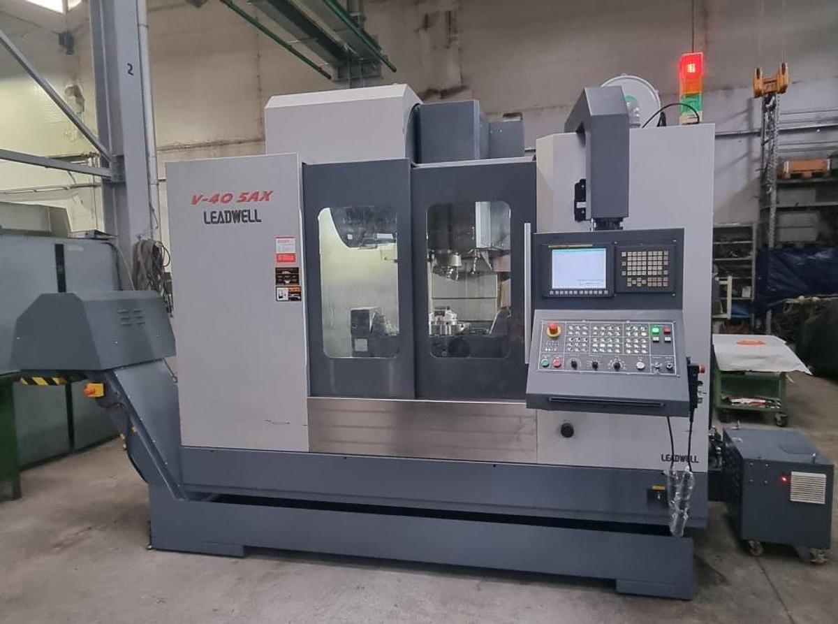 Used Leadwell V-40 5AX I Vertical Machining Center I 2011