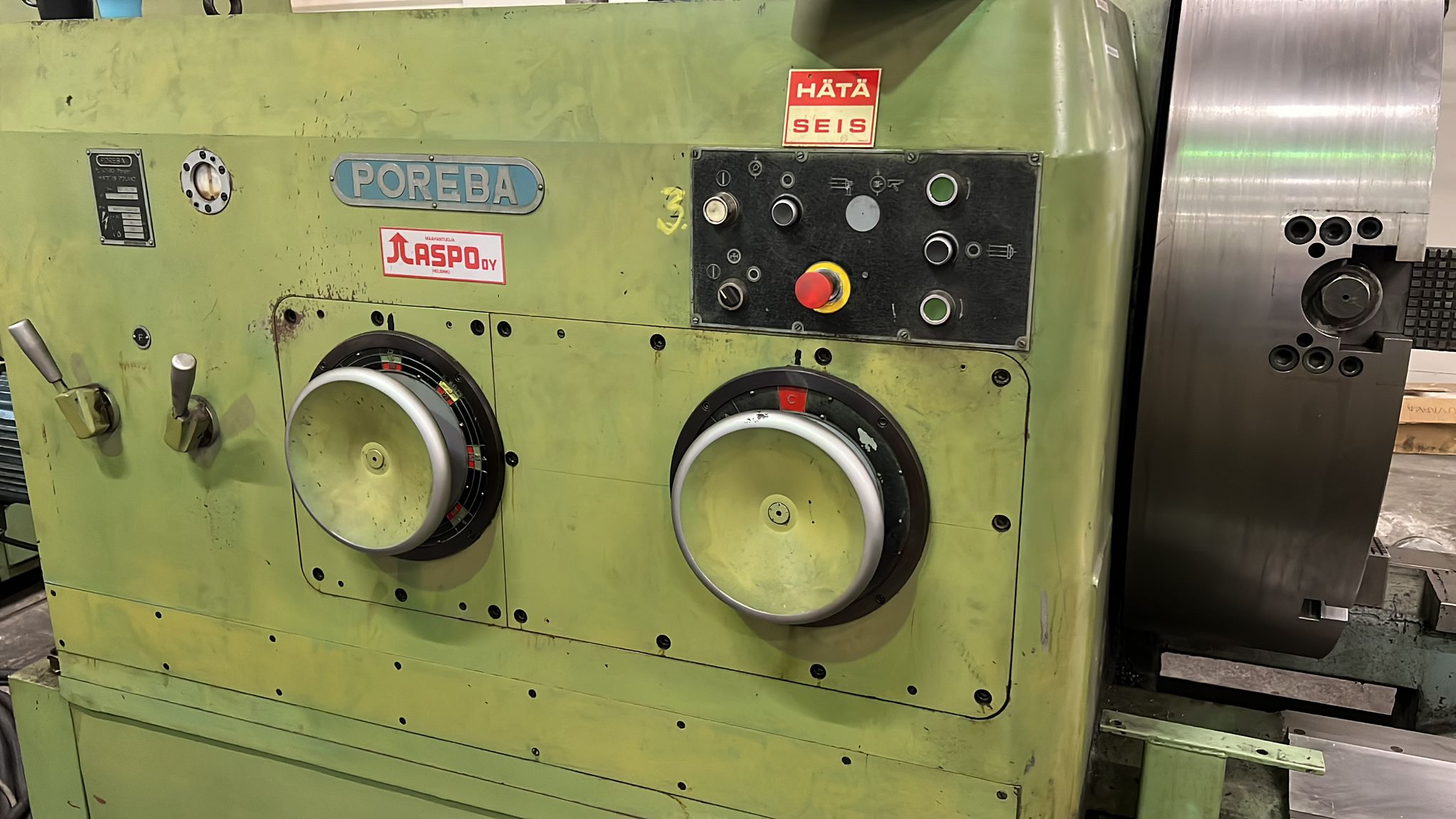 Used Poreba TRB 125 I Centre Lathe I 1991